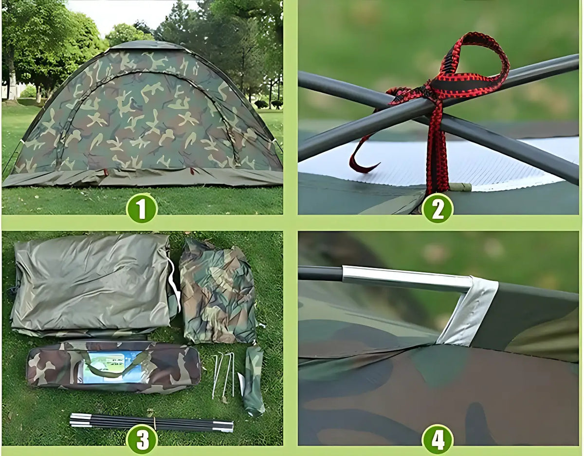 Wanderzelt Camouflage 2 Personen