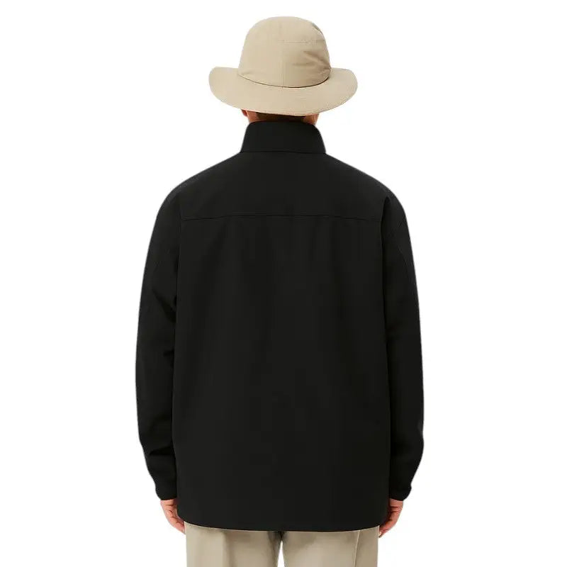 Wanderjacke Herren schwarz