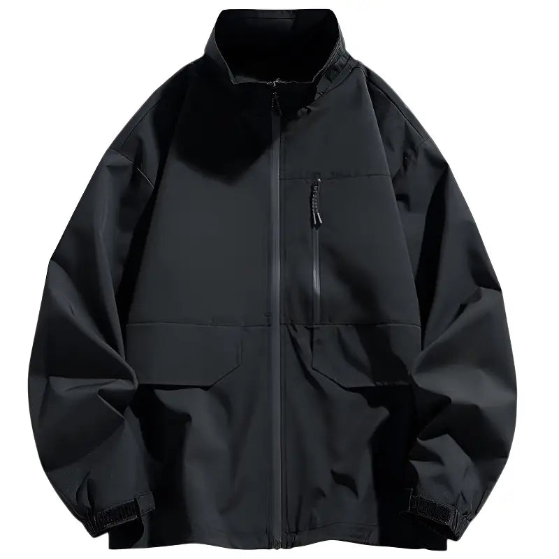 Wanderjacke Herren schwarz