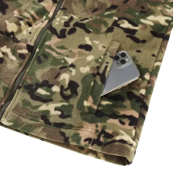Fleecejacke Militär