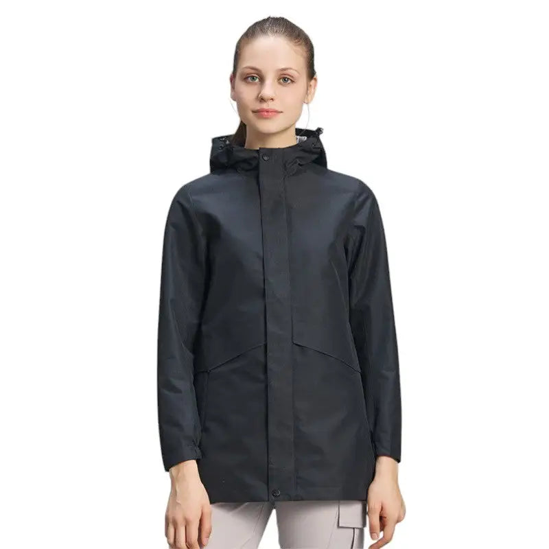 Regenjacke Damen Wald
