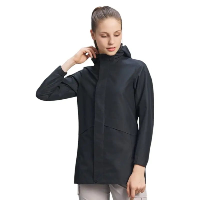 Regenjacke Damen Wald