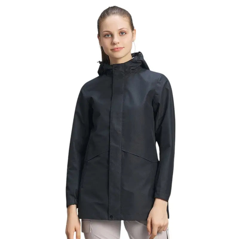 Regenjacke Damen Wald