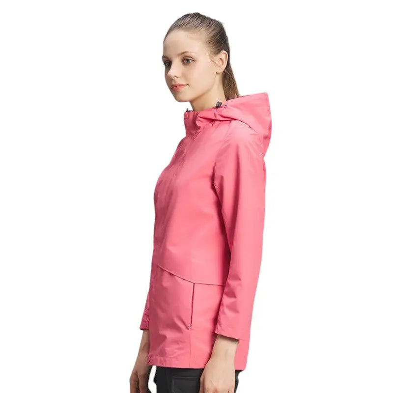 Regenjacke Damen Wald