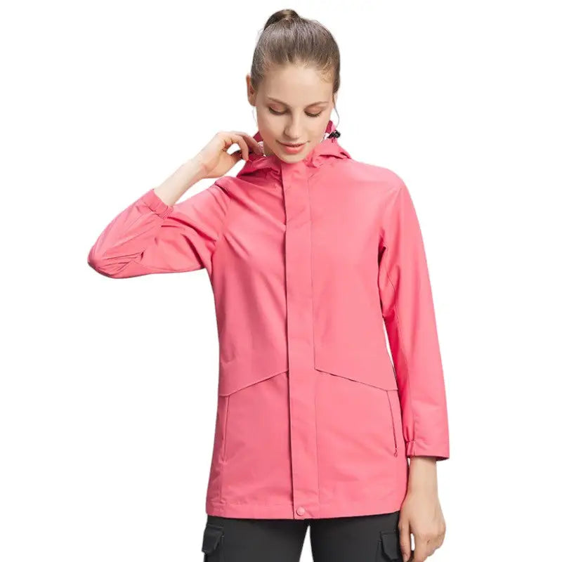 Regenjacke Damen Wald