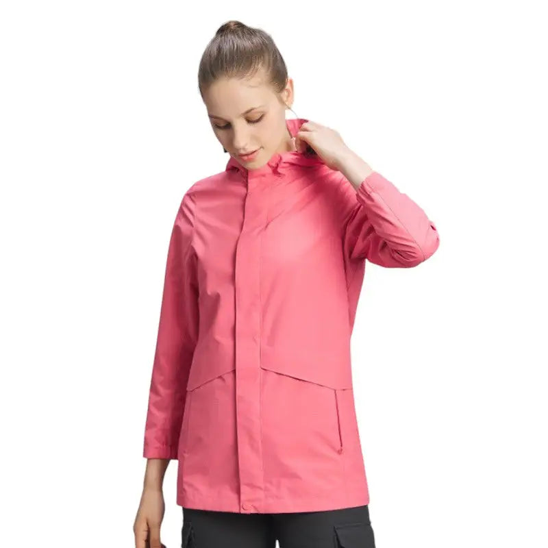 Regenjacke Damen Wald