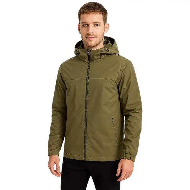 Regenjacke Herren Fleecefutter