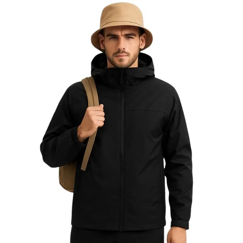 Regenjacke Herren Fleecefutter