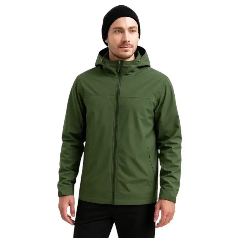 Regenjacke Herren Fleecefutter