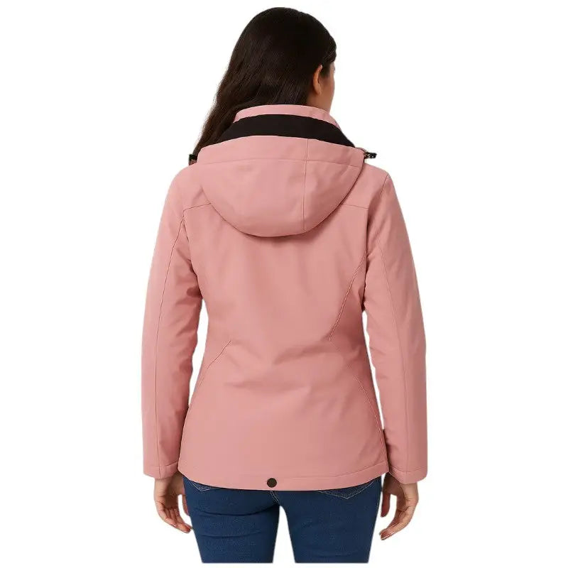 3 in 1 Wanderjacke Damen – Nahaufnahme