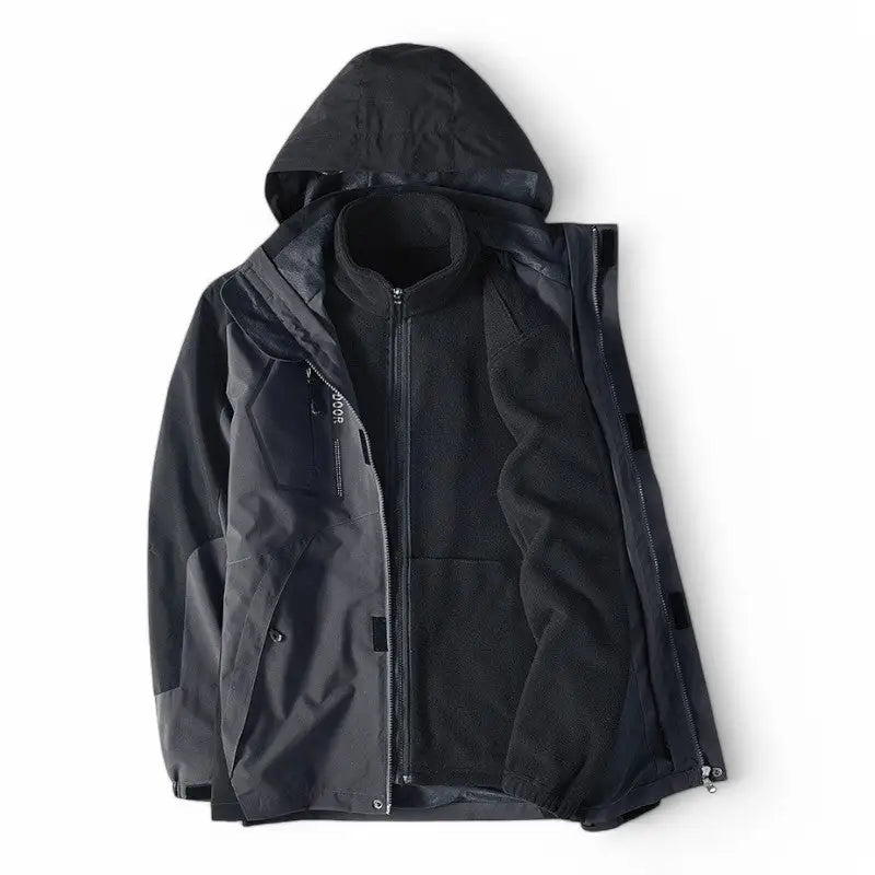 2 in 1 Wanderjacke Damen – Detailansicht