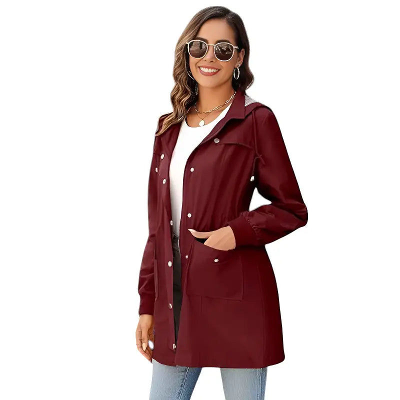 Wanderjacke Damen Mittellang