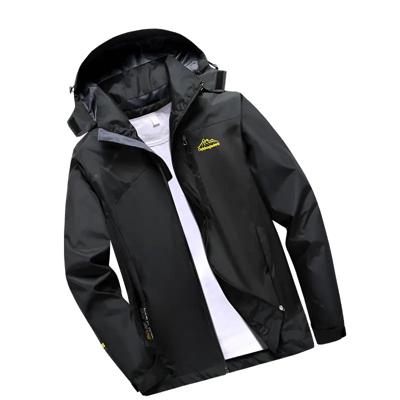 Wanderjacke Damen Schwarz