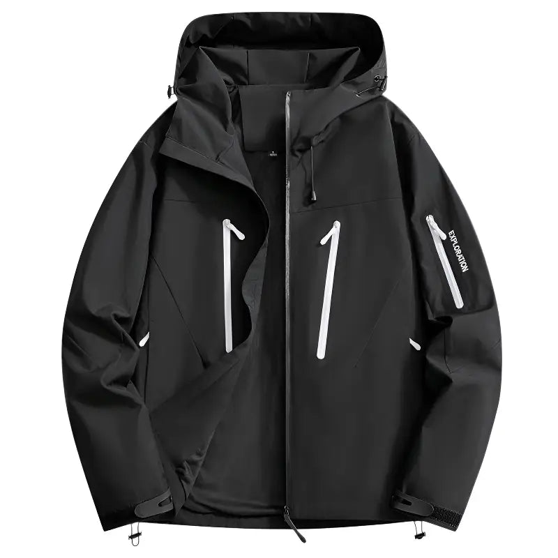 Wanderjacke Signalfarbe