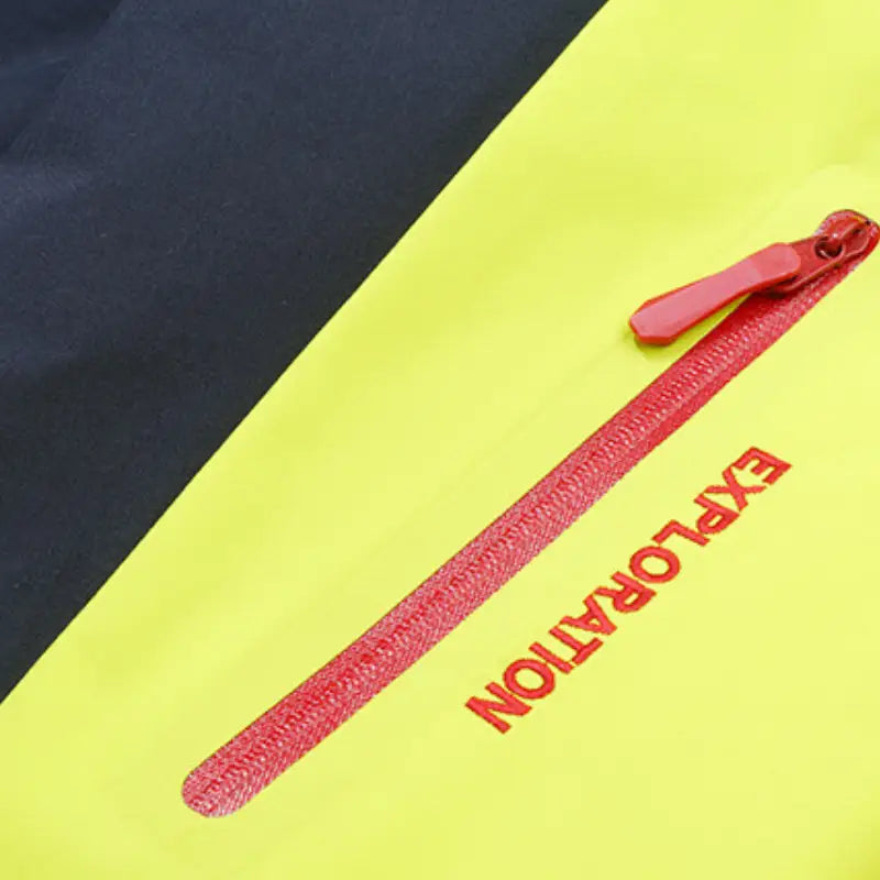 Wanderjacke Signalfarbe