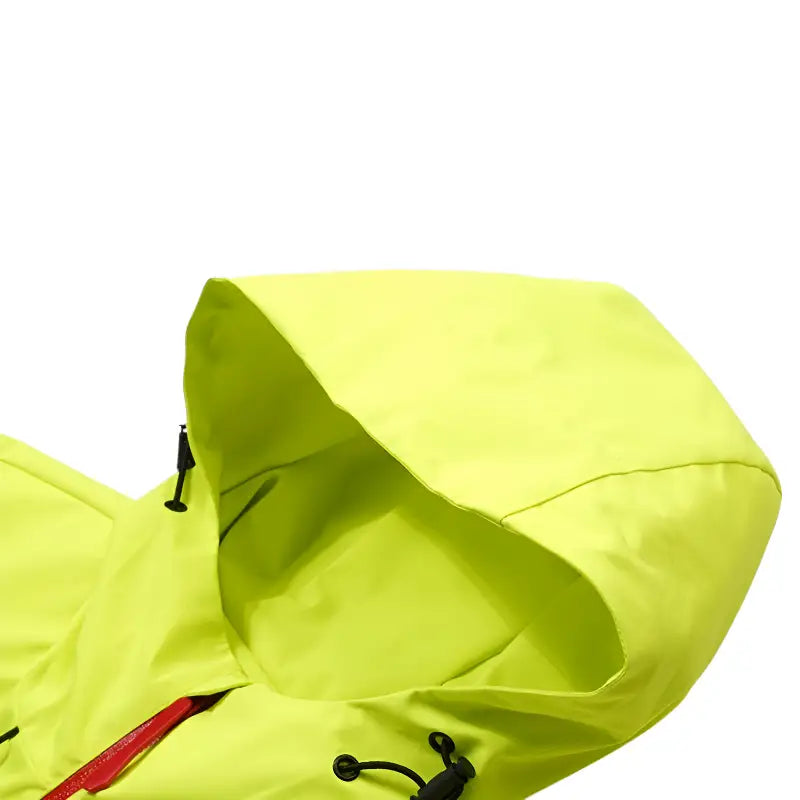 Wanderjacke Signalfarbe
