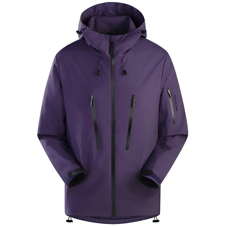 Wanderjacke Signalfarbe