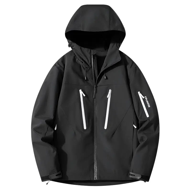 Wanderjacke Signalfarbe