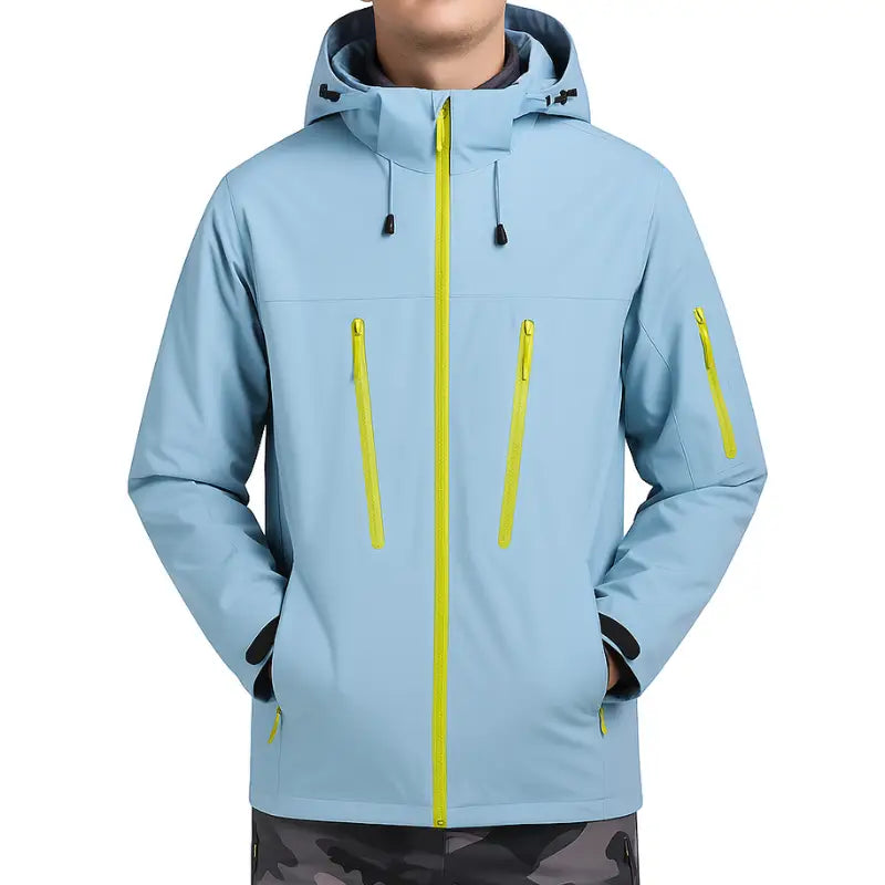 Wanderjacke Signalfarbe