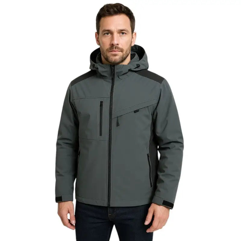 Wanderjacke Grau