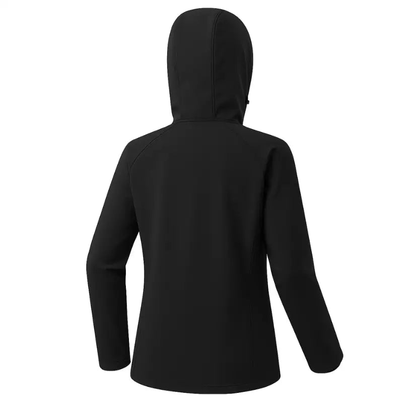 Softshell Fleecejacke Damen Warm mit Kapuze Winddicht